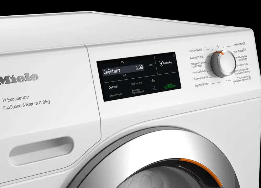 Flash Sale Tel795Wp Ecospeed&Steam&9Kg Tørretumblere