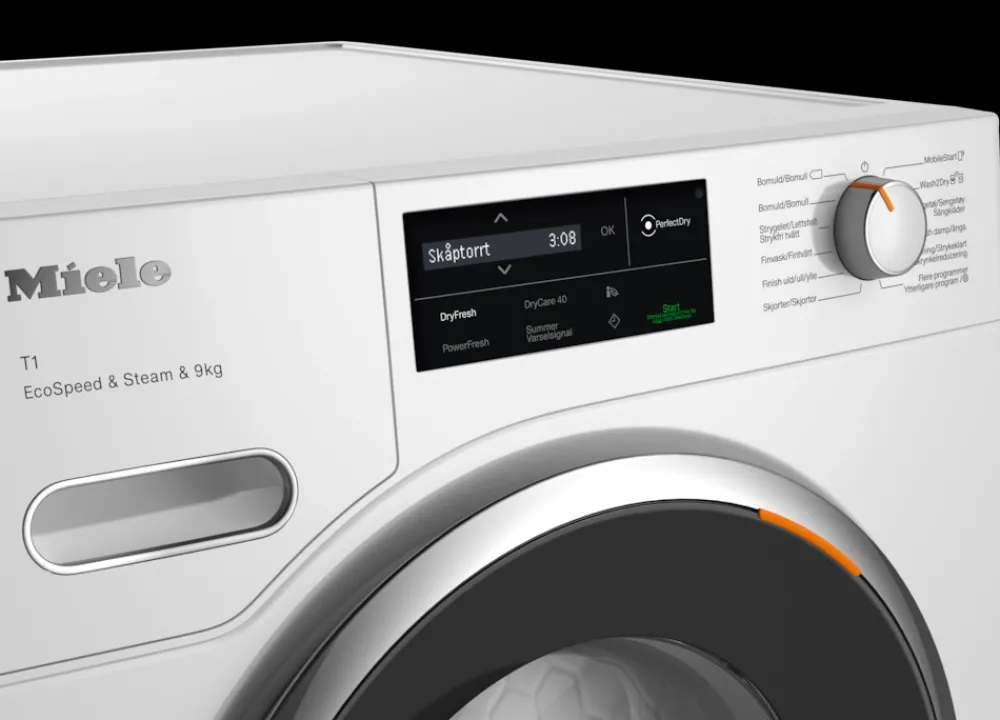 Hot Twl780Wp Ecospeed&Steam&9Kg Tørretumblere